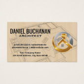 Home Blauwdruk | Hout | Hulpmiddelen voor architec Visitekaartje (Voorkant)