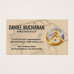 Home Blauwdruk Hout Hulpmiddelen voor architec Visitekaartje