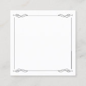 Home Blessing in het Engels en Hebreeuwse Rozen Contactkaartje (Achterkant)