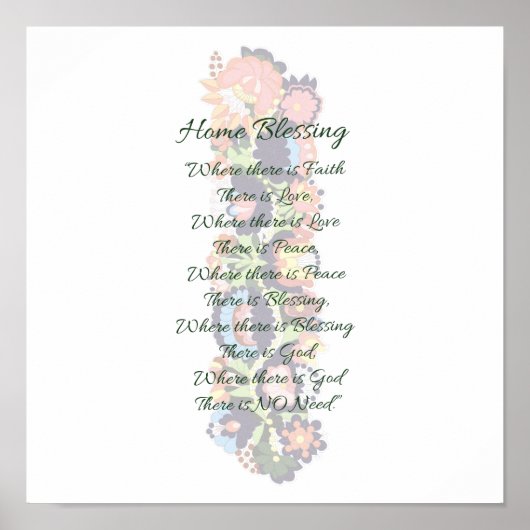 Home Blessing Poster (Voorkant)