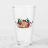 Home Blijf Drinkware Glas (Voorkant)