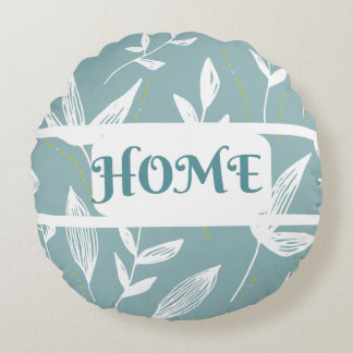HOME Bloemen Rond Kussen