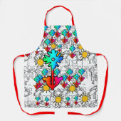 Home Bloemen Zonneschijn Schort (Voorkant)