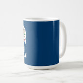 HOME Bonny Doon 15oz Mok Blauw (Voorkant rechts)