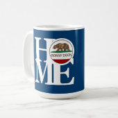 HOME Bonny Doon 15oz Mok Blauw (Voorkant links)
