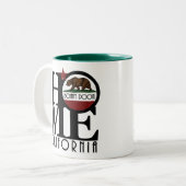 HOME Bonny Doon California 11oz Tweekleurige Koffiemok (Voorkant links)