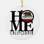 HOME Bonny Doon Californië Keramisch Ornament (Voorkant)