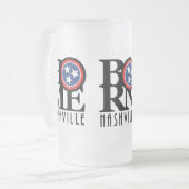 HOME BORN LOVE Nashville Matglas Bierpul (Voorkant links)