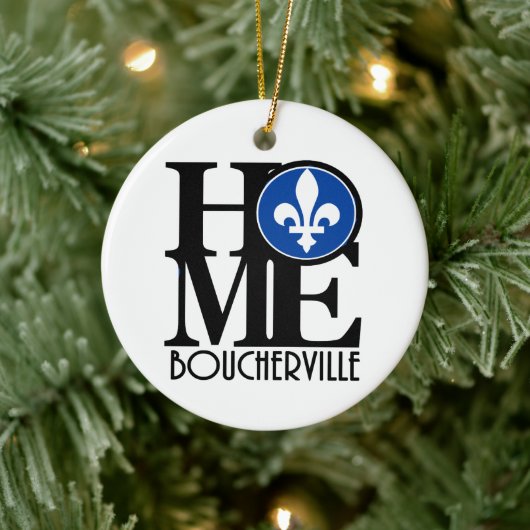HOME Boucherville Quebec Keramisch Ornament (Boom)
