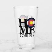 HOME Boulder Colorado Glas (Voorkant)
