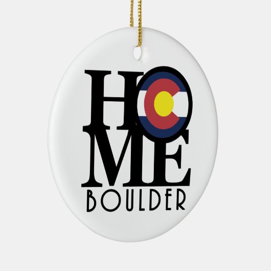 HOME Boulder Colorado Ornament (Rechts)