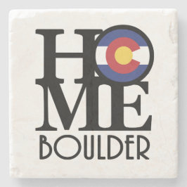 HOME Boulder Colorado Stenen Onderzetter