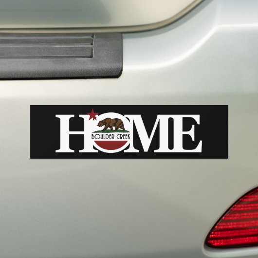 HOME Boulder Creek Bumpersticker (Op auto)