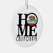 HOME Boulder Creek California Keramisch Ornament (Rechts)
