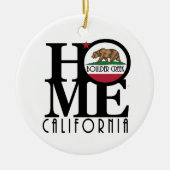 HOME Boulder Creek California Keramisch Ornament (Voorkant)
