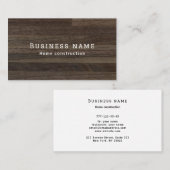 Home Bouw Timmerhout visitekaartje (Voorkant / Achterkant)