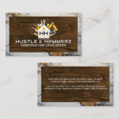 Home Bouwen Bouwgereedschappen | Hout | Marmer Visitekaartje (Voorkant / Achterkant)