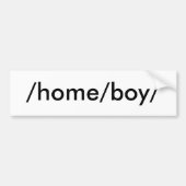 /home/boy/ bumpersticker (Voorkant)