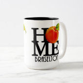 HOME Braselton Georgia 15oz Tweekleurige Koffiemok (Voorkant rechts)