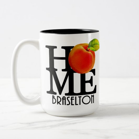 HOME Braselton Georgia 15oz Tweekleurige Koffiemok (Links)