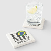 HOME Brasília Stenen Onderzetter (Zijkant)