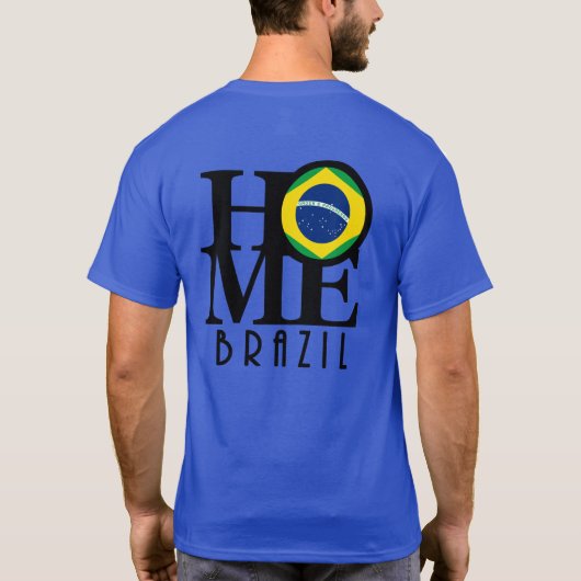 HOME Brazilië (achterafdruk) T-shirt (Achterkant)