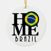 HOME Brazilië Keramisch Ornament (Voorkant)