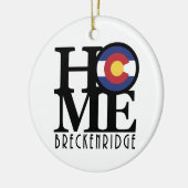 HOME Breckenridge CO Keramisch Ornament (Links)