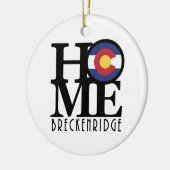 HOME Breckenridge CO Keramisch Ornament (Links)