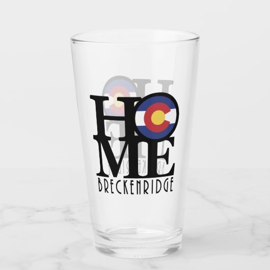 HOME Breckenridge Colorado Glas (Achterkant)