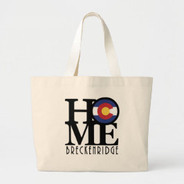 HOME Breckenridge Colorado Grote Tote Bag