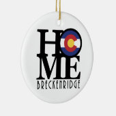 HOME Breckenridge Colorado Keramisch Ornament (Rechts)