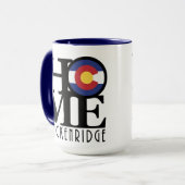 HOME Breckenridge Colorado Mok (Voorkant links)
