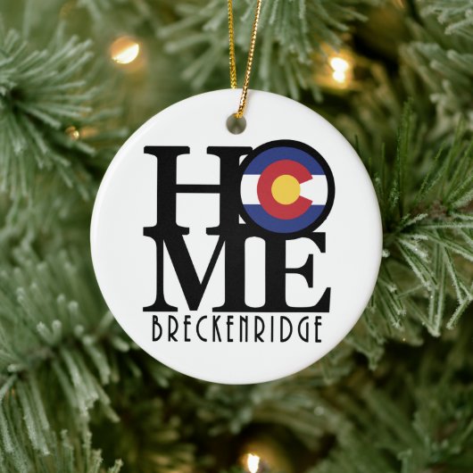 HOME Breckenridge Keramisch Ornament (Boom)