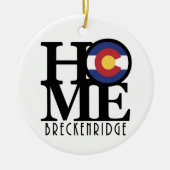 HOME Breckenridge Keramisch Ornament (Voorkant)