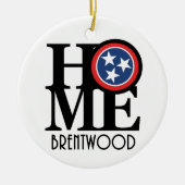 HOME Brentwood Tennessee Keramisch Ornament (Voorkant)