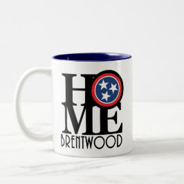 HOME Brentwood Tennessee Tweekleurige Koffiemok