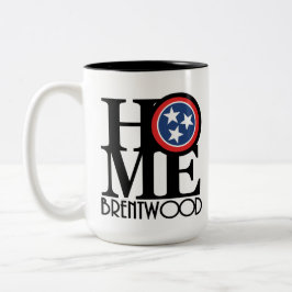 HOME Brentwood TN 15oz Tweekleurige Koffiemok