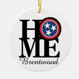 HOME Brentwood TN Keramisch Ornament