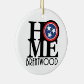 HOME Brentwood TN Keramisch Ornament (Rechts)