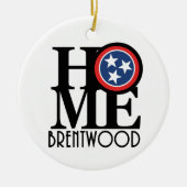 HOME Brentwood TN Keramisch Ornament (Voorkant)