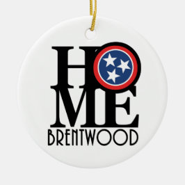 HOME Brentwood TN Keramisch Ornament