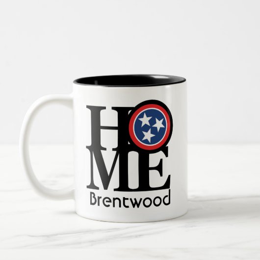 HOME Brentwood Tweekleurige Koffiemok (Links)