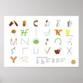 Home Brew Alphabet Poster (Voorkant)