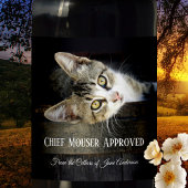 Home Brew Funny Cat Wine Label Wijn Etiket