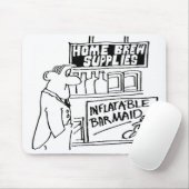 Home Brew Shop heeft Opblaasbare Barmeid Muismat (Met muis)