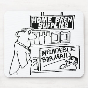 Home Brew Shop heeft Opblaasbare Barmeid Muismat