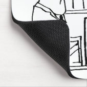 Home Brew Winkel met opblaasbare Barmaid Muismat (Hoek)