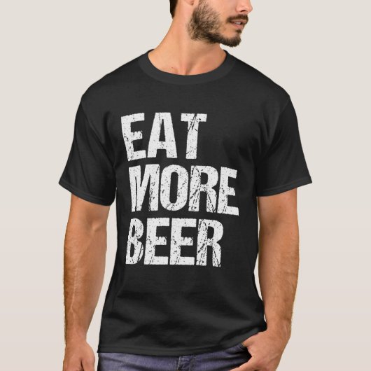 Home Brewing Craft House  Microbrewing Brew Eat Mo T-shirt (Voorkant)