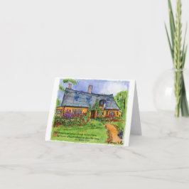 Home-briefkaarten waterverf kaart